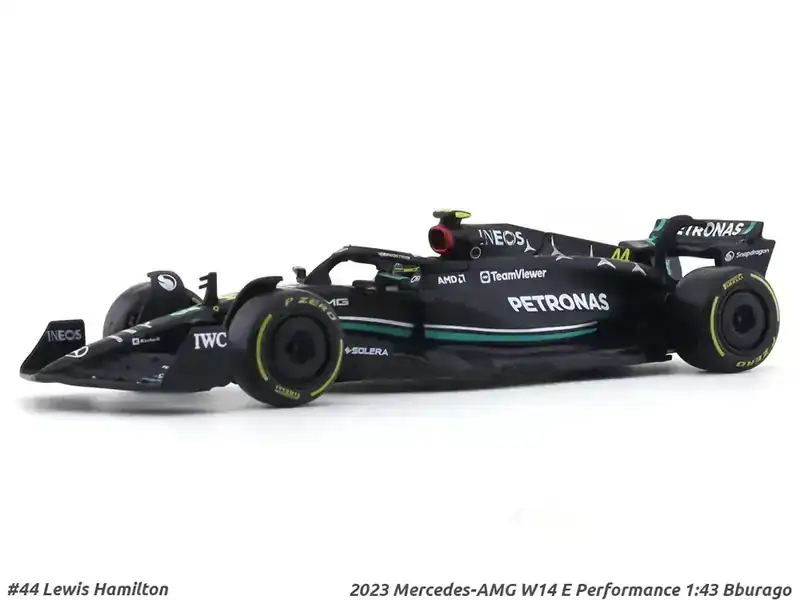 2023 Mercedes-AMG W14 E Performance Lewis Hamilton 1:43 Bburago Formu...
