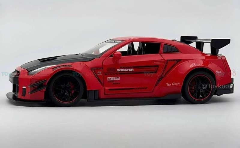 Nissan GTR-R R35 Schafer 1:18 diecast scale model miniature car - Big...