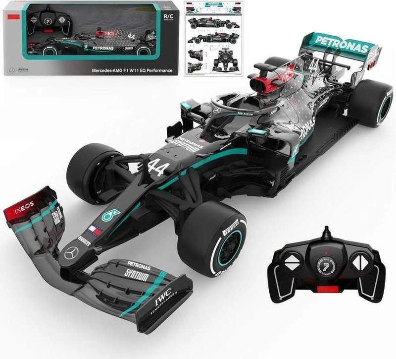 Rastar Authentic Licensed Mercedes-benz F1 W11 RC Car - Detailed Desi...
