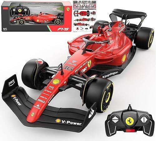 Rastar Authentic Licensed Ferrari F1 75 RC Car - Detailed Design, 2.4...